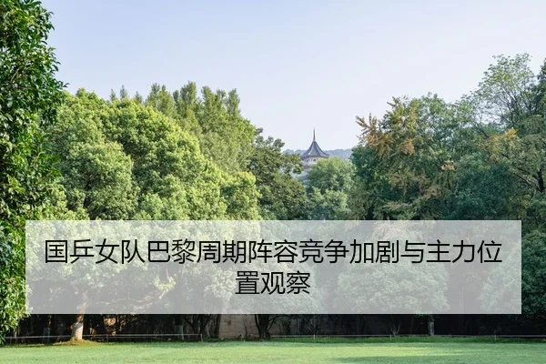 国乒女队巴黎周期阵容竞争加剧与主力位置观察